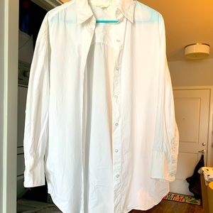 H&M oversized dad button up